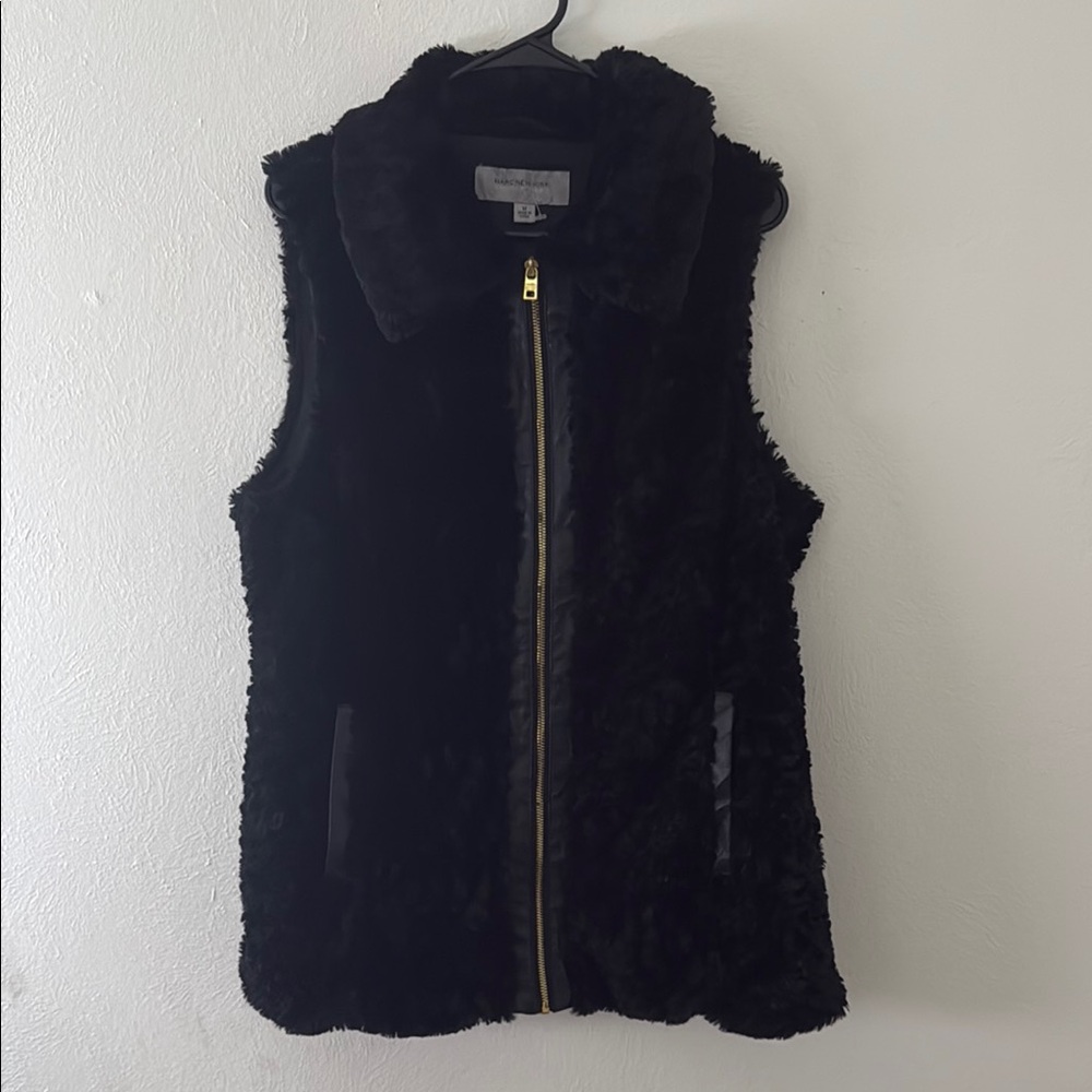 Marc New York Black faux fur Puffer Jacket